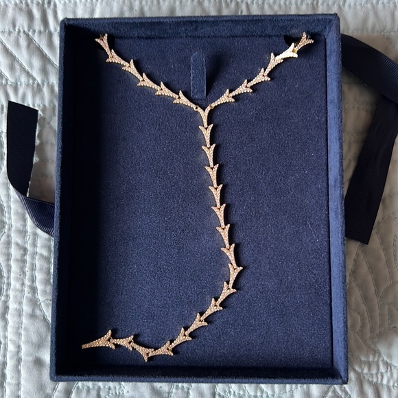 APM Monaco gold silver necklace dragon tail